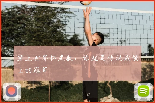 穿上世界杯皮肤,你就是传说战场上的冠军