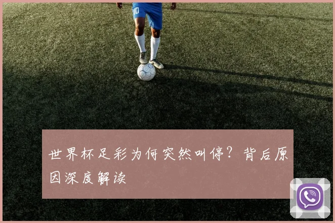 世界杯足彩为何突然叫停？背后原因深度解读